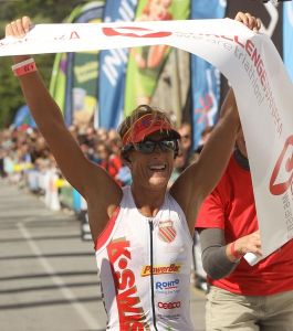 Belinda Granger winning Challenge Wanaka 2011