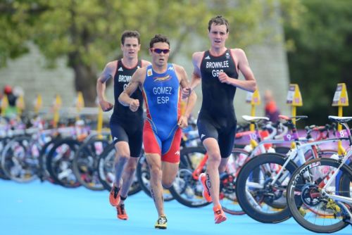 Olympic medallists Alastair & Jonathan Brownlee and Javier Gomez