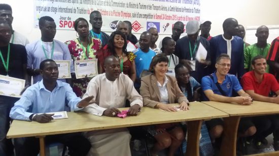 ITU President Marisol Casado at the ITU Combo Course in Dakar