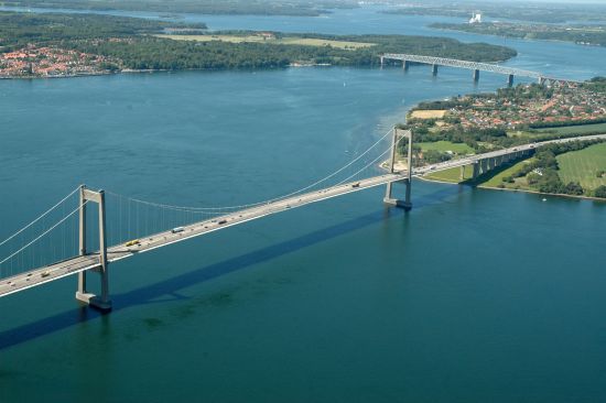 The Challenge Fredericia bike course might cross these bridges