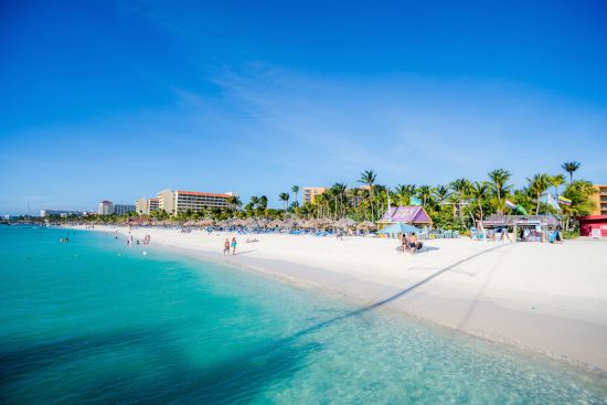 Palm Beach, around which Challenge Aruba will be centered