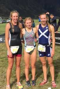 The U19 womens podium