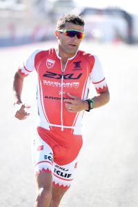 Terenzo Bozzone at the Ironman 70.3 Middle East Champs in Bahrain